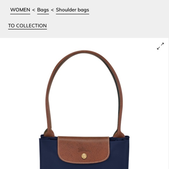 Longchamp Large navy bag - Picture 4 of 7
